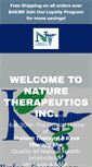 Mobile Screenshot of naturetherapeutics.com